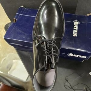 Bates Men's Black Dress Shoes Sz 10.5 E